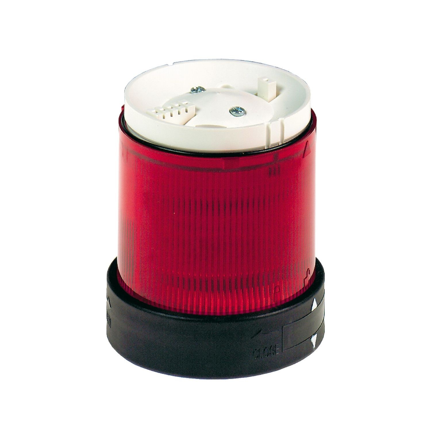 XVBC5B4 Indicator bank, Harmony XVB, illuminated unit, plastic, red, 70mm, flashing, integral LED, 24V AC/DC