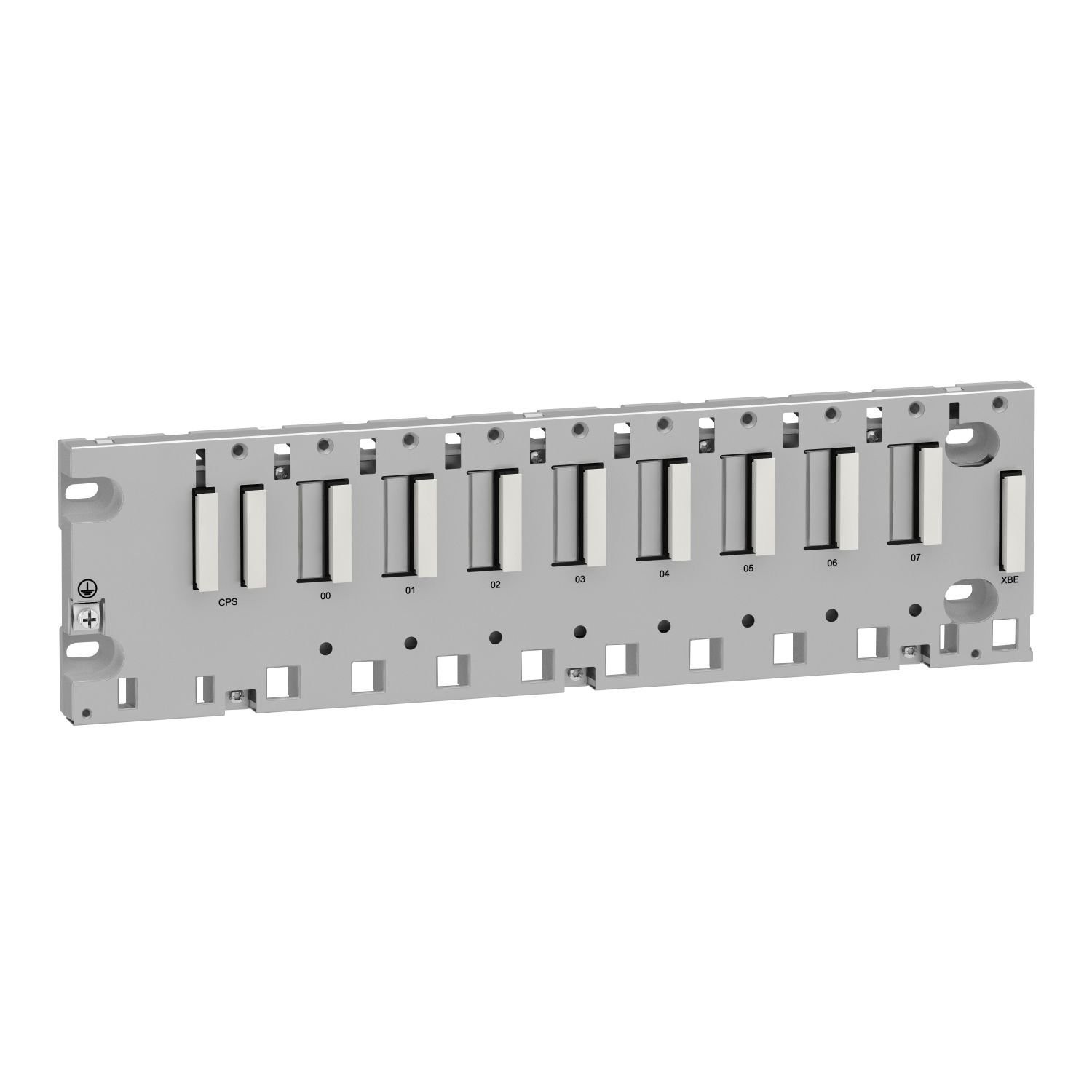 BMXXBP0800 Backplane, Modicon X80, 8 slots, panel, mounitng plate or DIN rail mounting