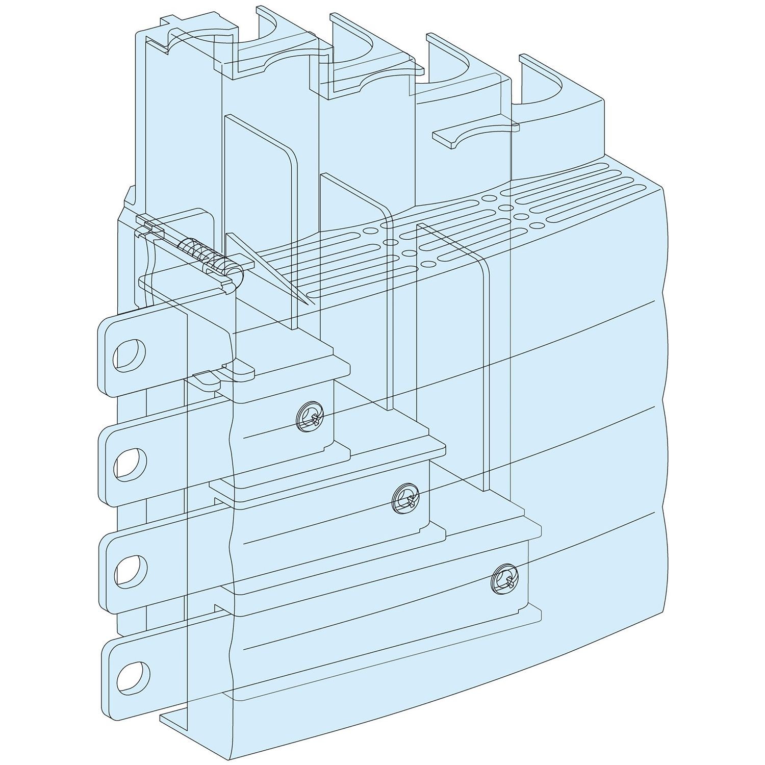 04066 INCOMER CONNECTION BLOCK NSX/INS/INV250 4P TOP