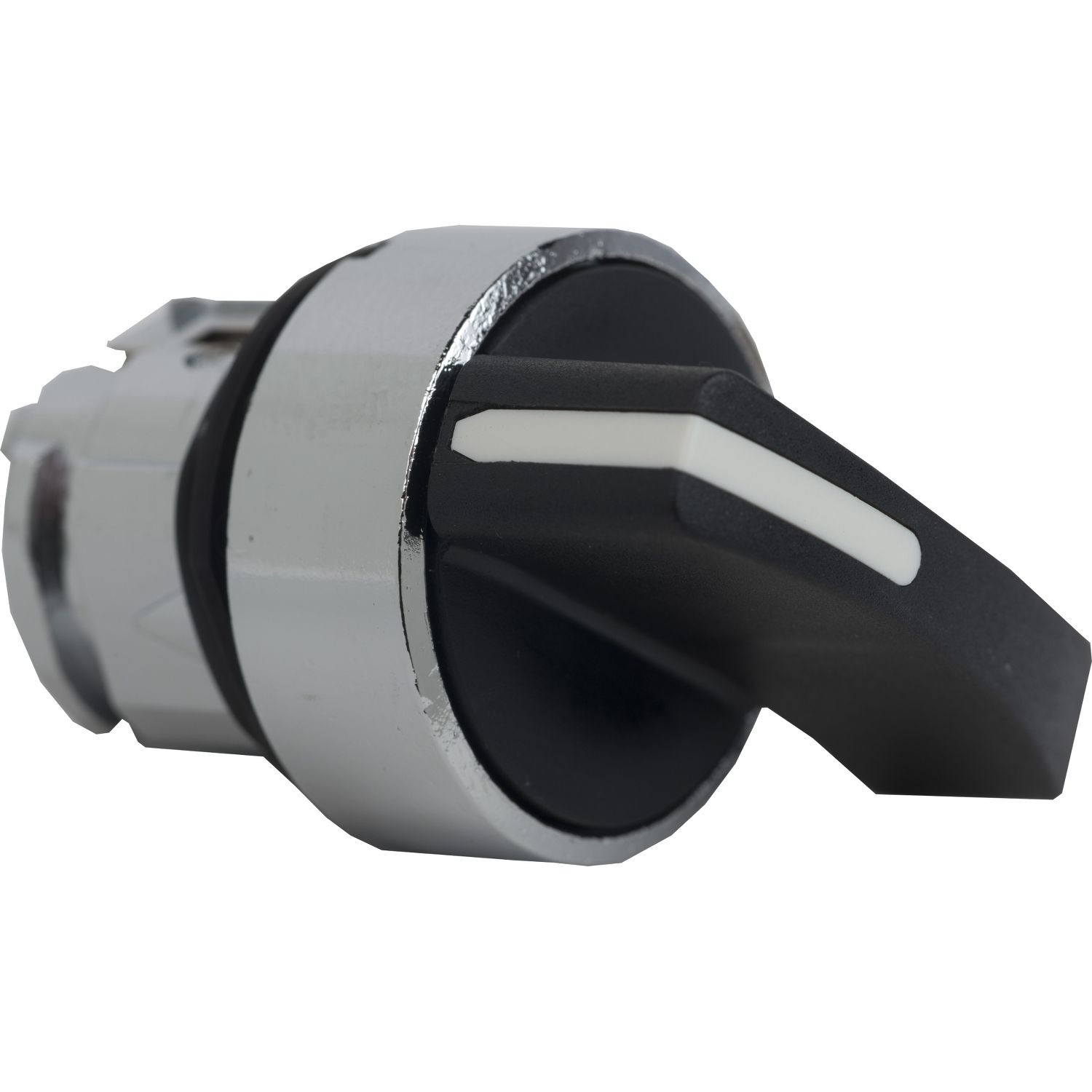 ZB4BJ2 Head for selector switch, Harmony XB4, metal, black, 22mm, long handle, 2 positions, stay put