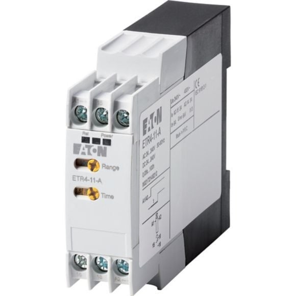 EATON 031882 ETR4-11-A - Timing relay, 1W, 0.05s-100h, 24-240V50/60Hz, 24-240VDC, on-delayed