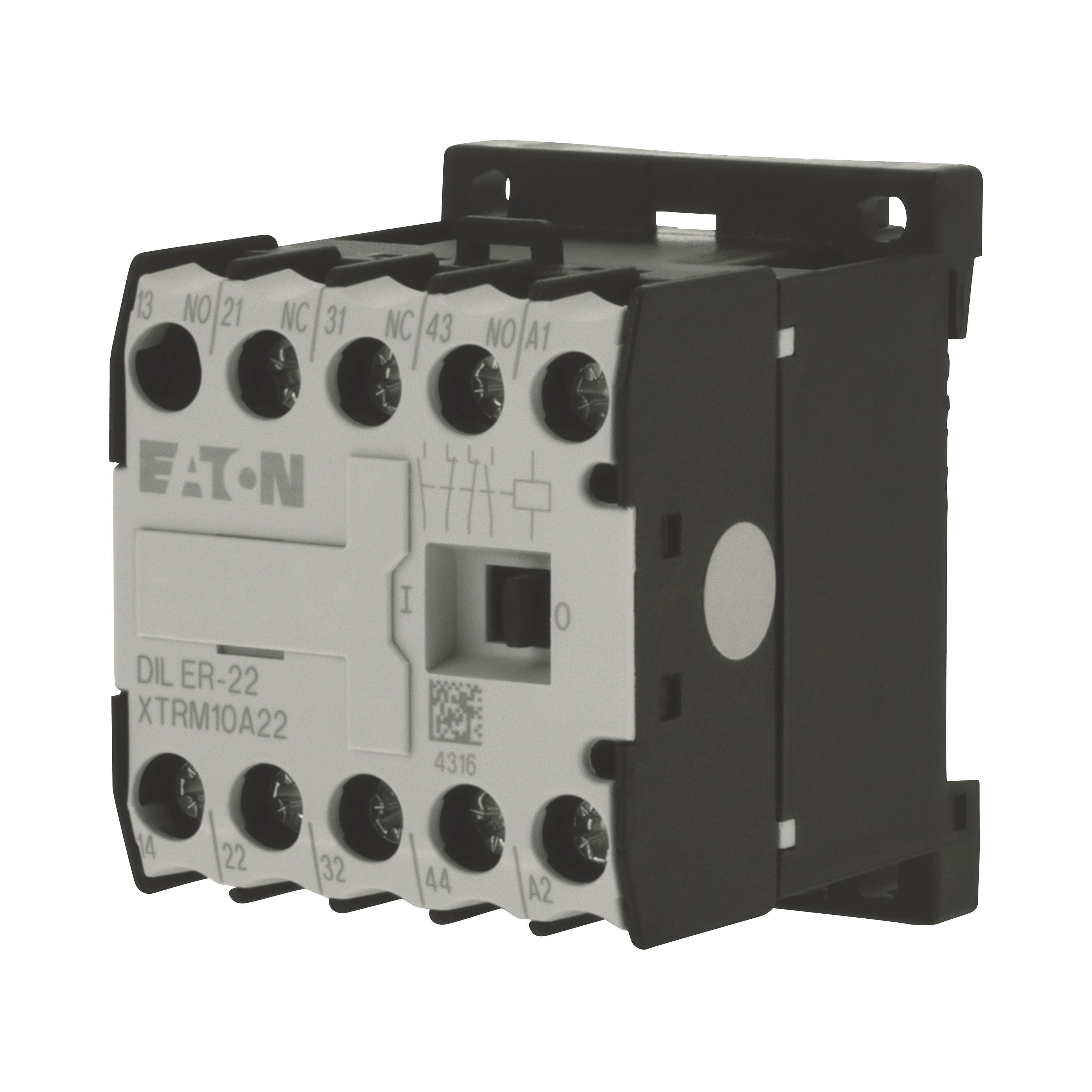 010042 DILER-22-G(24VDC) - Contactor relay, 24 V DC, N/O = Normally open: 2 N/O, N/C = Normally closed: 2 NC, Screw terminals, DC operation