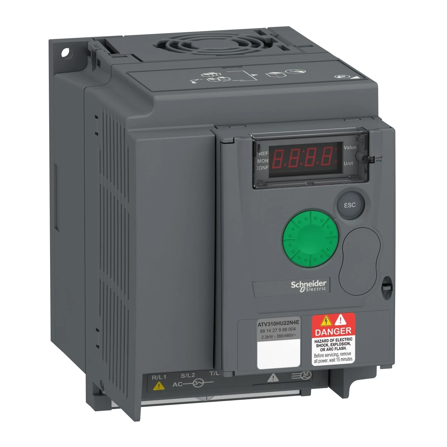 ATV310HU22N4E Schneider Electric variable speed drive ATV310 - 2.2 kW - 3 hp - 380...460 V - 3 phase