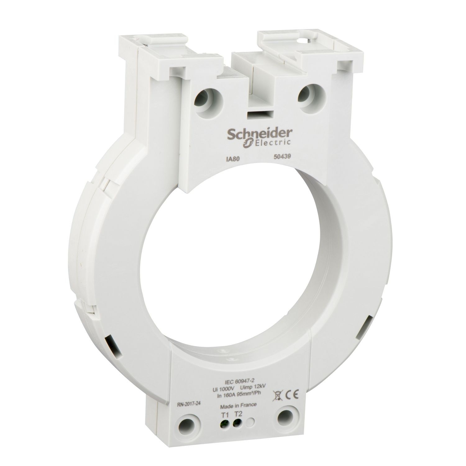 Schneider Electric 50439 Closed toroid A type, VigiPacT, Vigilohm, IA80, inner diameter 80mm, rated current 160A