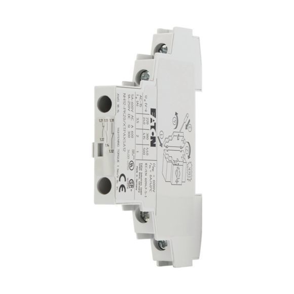 072895 NHI12-PKZ0 - Standard auxiliary contact NHI, 1 N/O, 2 N/C, Side mounting, Screw connection