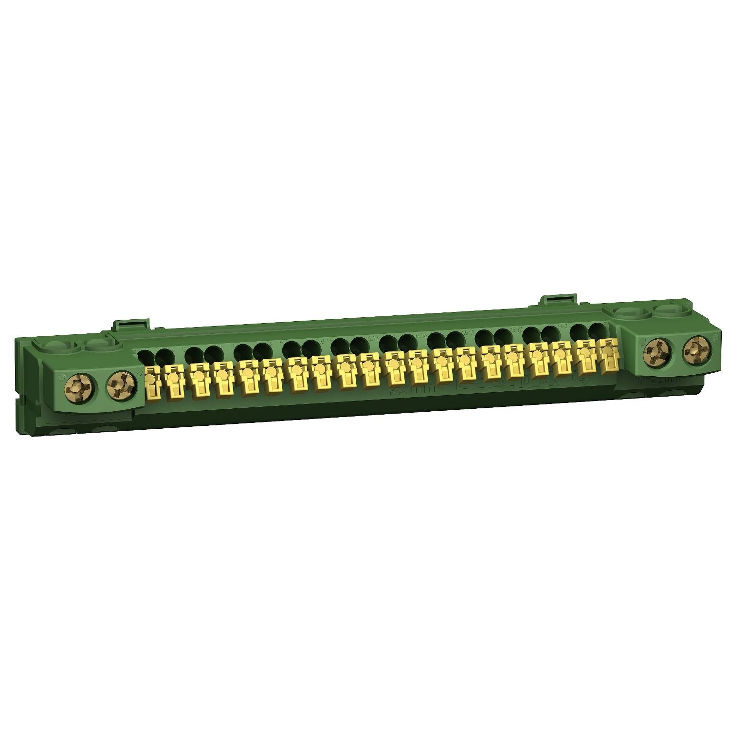 Schneider Electric 13410 earth terminal block - 24 points - for Opale, Mini pragma