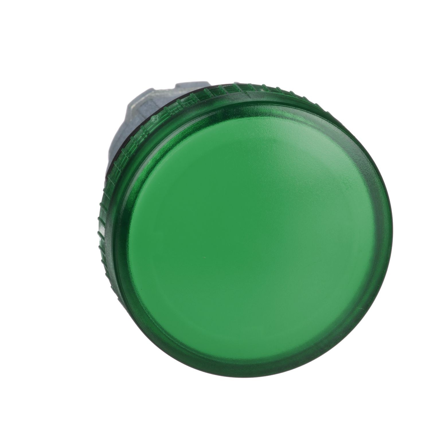 ZB4BV03 Head for pilot light, Harmony XB4, metal, green, 22mm, plain lens for BA9s bulb