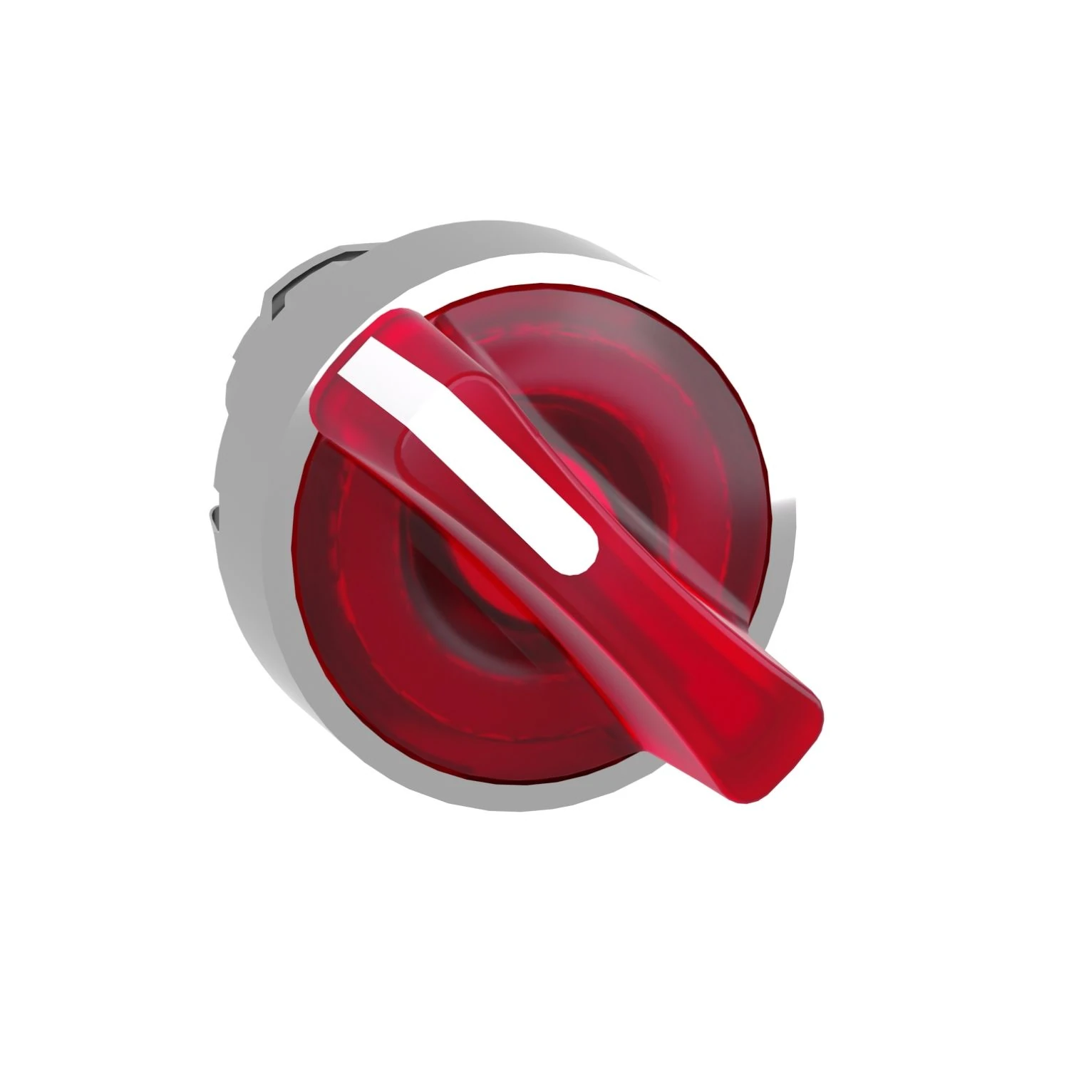 ZB4BK1243 Schneider Electric Tête pour sélecteur lumineux, Harmony XB4, métal, poignée rouge, 22 mm, LED universelle, 2 positions, fixe