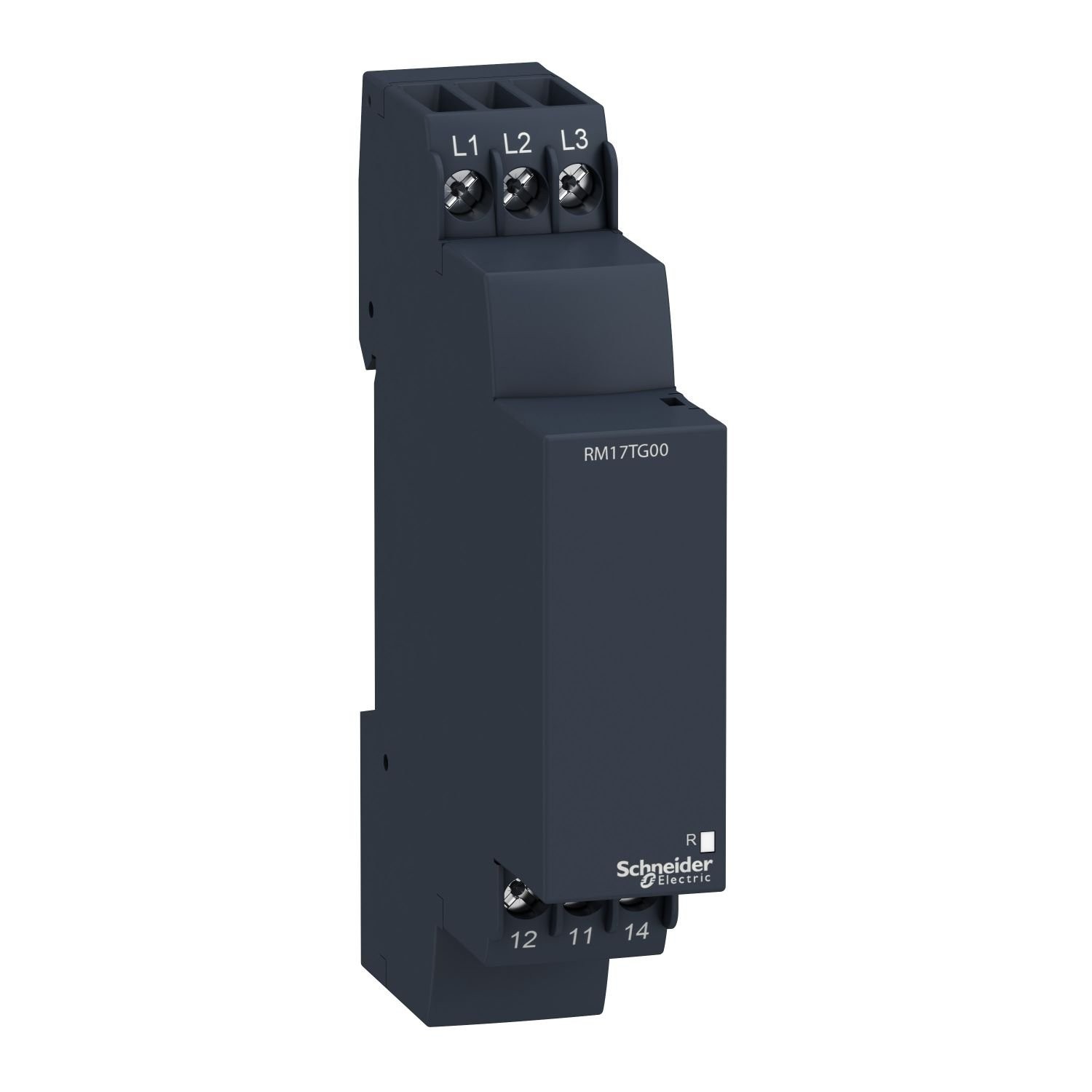 RM17TG00 3-phase control relay, Harmony Control Relays, 5A, 1CO, screw connectors, 208...480V AC