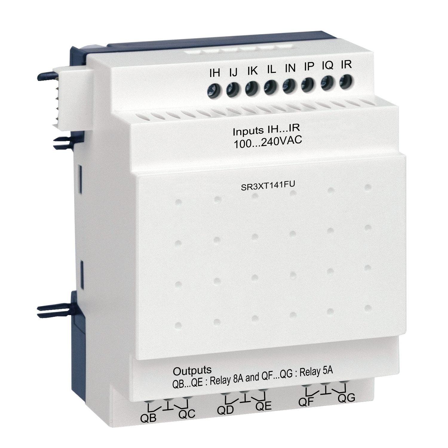 SR3XT141FU discrete IO extension module, Zelio Logic SR2 SR3, 14 IO, 100 to 240V AC