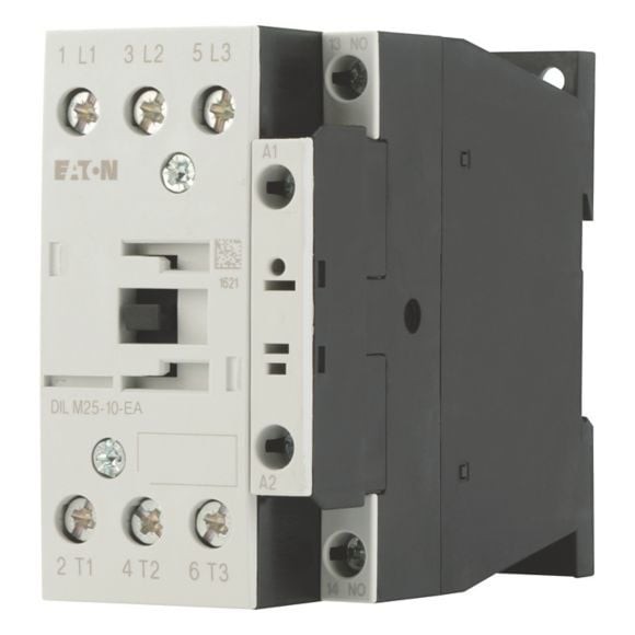 189913 DILM25-10-EA(230V50HZ,240V60HZ) - Contactor, 3 pole, 380 V 400 V 11 kW, 1 N/O, 230 V 50 Hz, 240 V 60 Hz, AC operation, Screw terminals