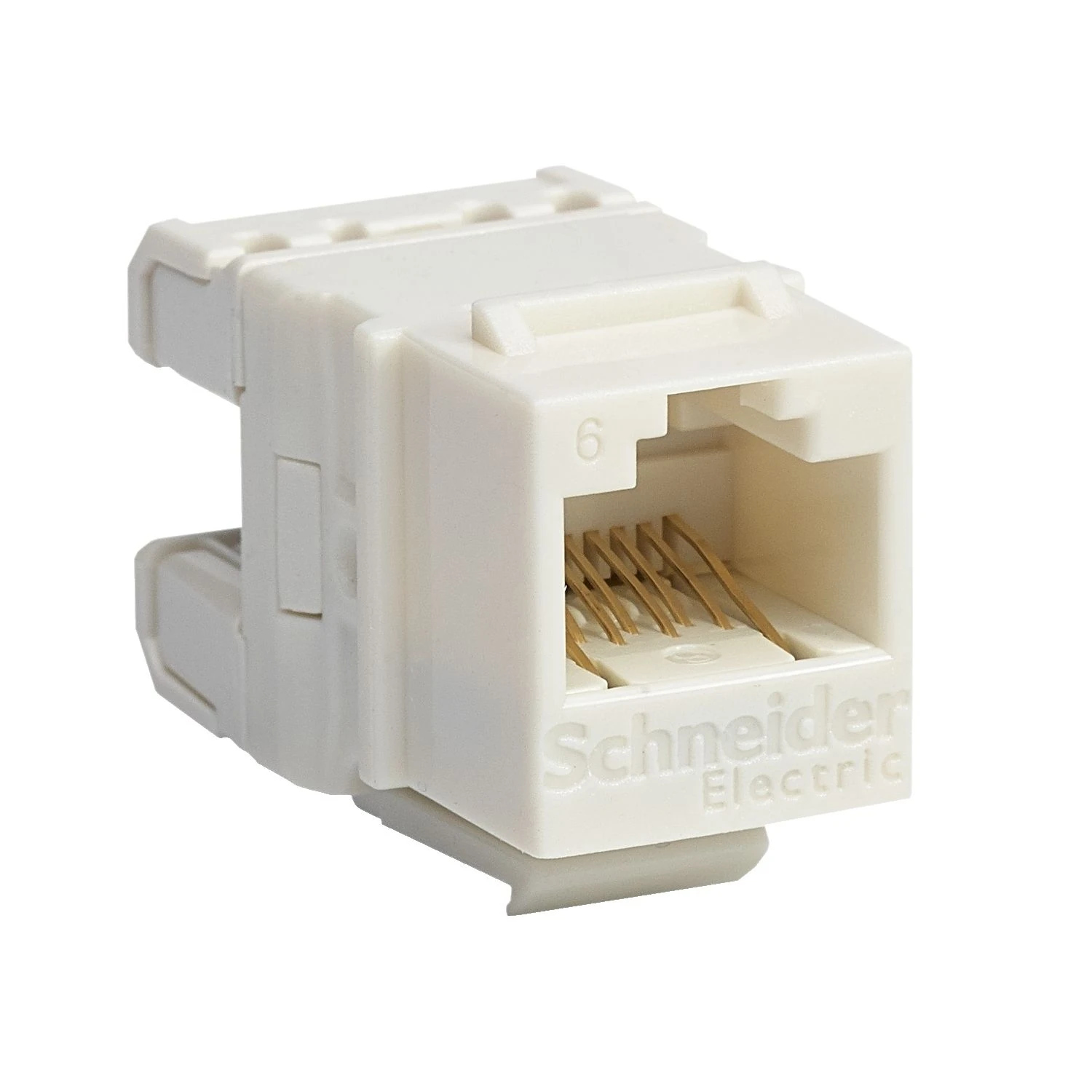 ETK45140 Schneider Electric PKS Ultra - data socket for trunking - 1 RJ45 Cat5e UTP - white