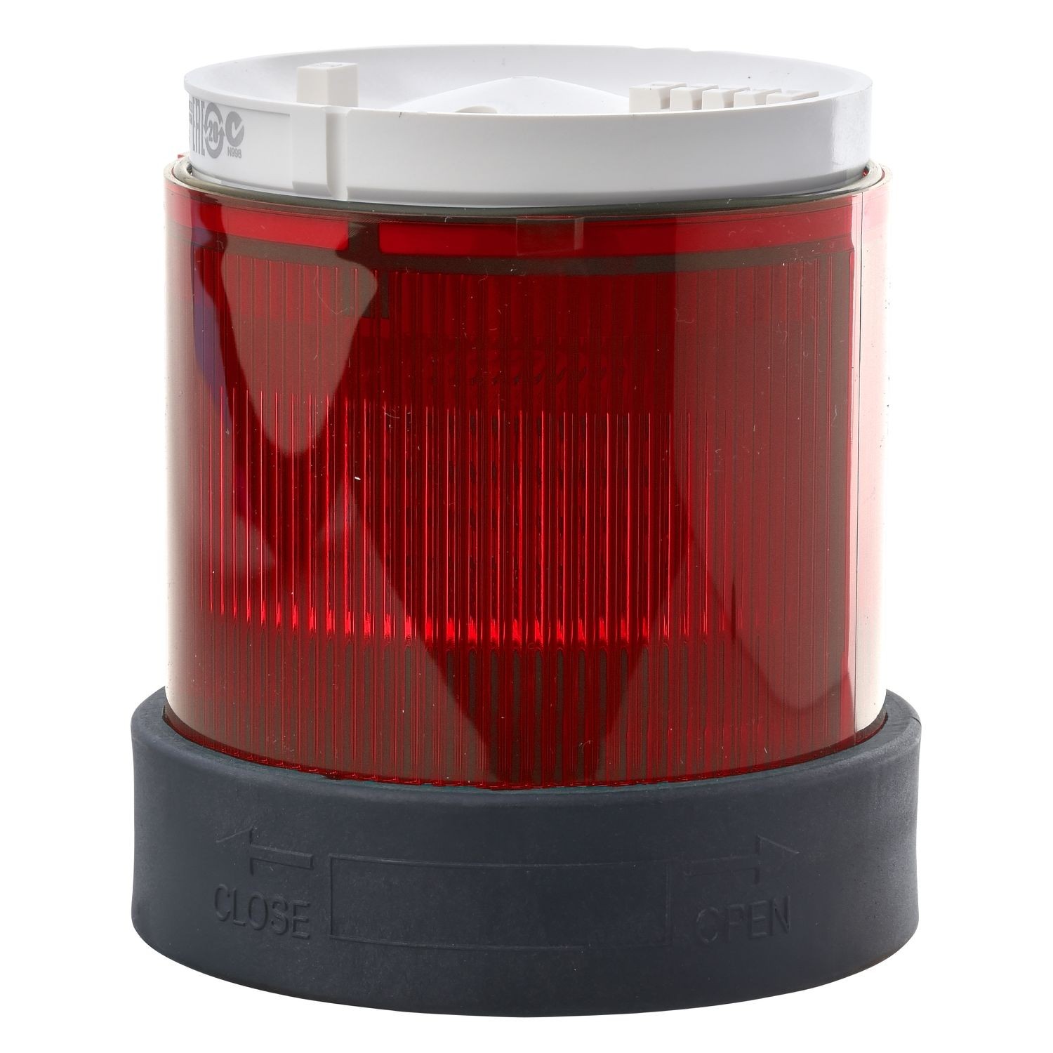 XVBC34 Indicator bank, Harmony XVB, illuminated unit, plastic, red, 70mm, steady, bulb or LED not included, 250V