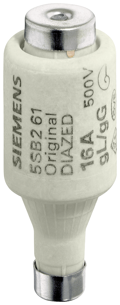 5SB2611 D-Fuse DII 16A gG 500V a.c./440 SENTRON fuse-link DIAZED size DII In 16A gG Un 500V a.c./440V d.c.