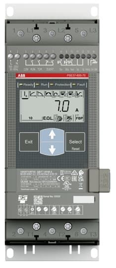 1SFA897104R7000 PSE37-600-70 Softstarter - 37 A - 208 ... 600 V AC