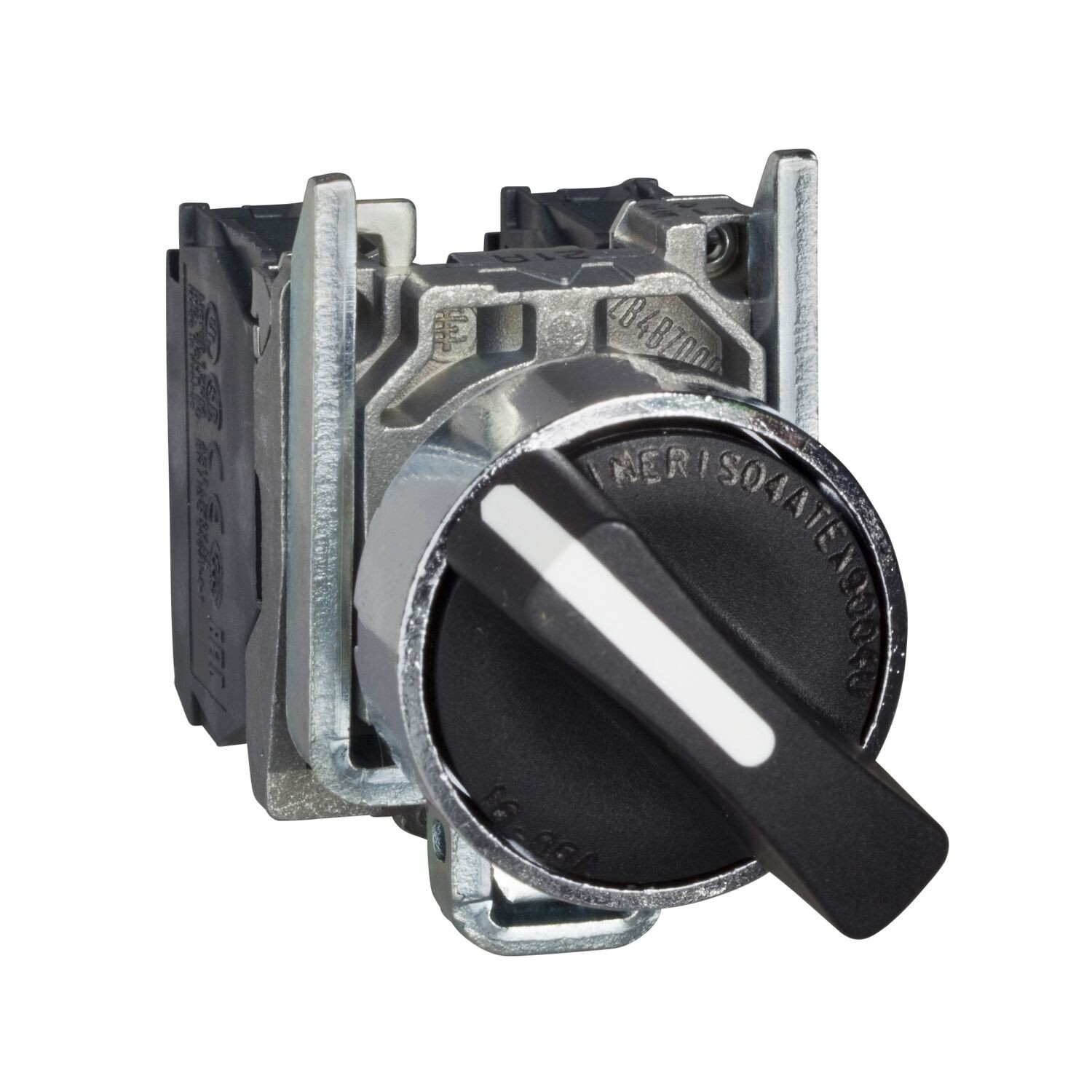 Schneider XB4BD41 1NA 22mm 2 Konumlu Yaylı Siyah Mandal Buton