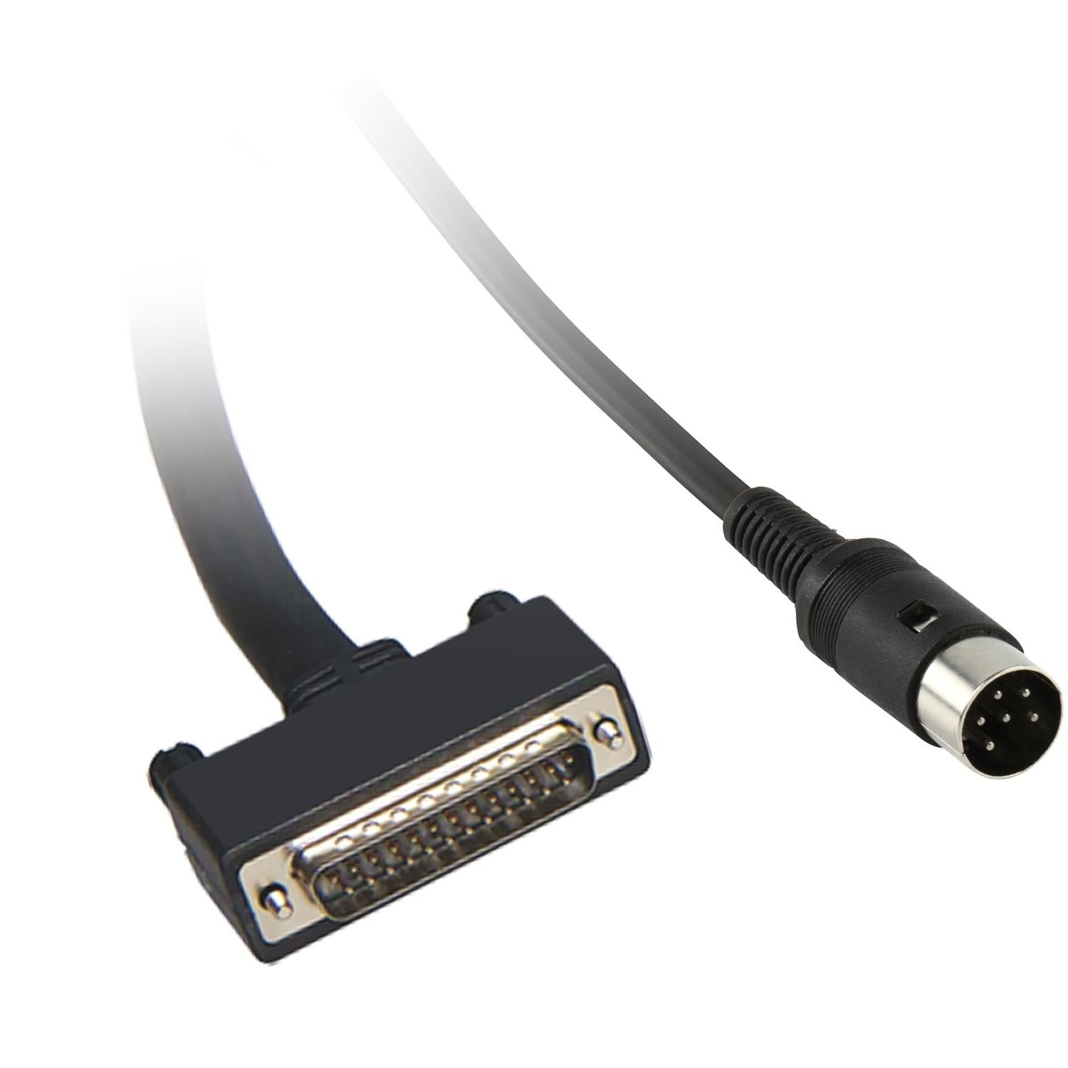 XBTZ968 Uni-Telway/Modbus serial link - L = 2.5 m - 1 male mini DIN + 1 male SUB-D 25