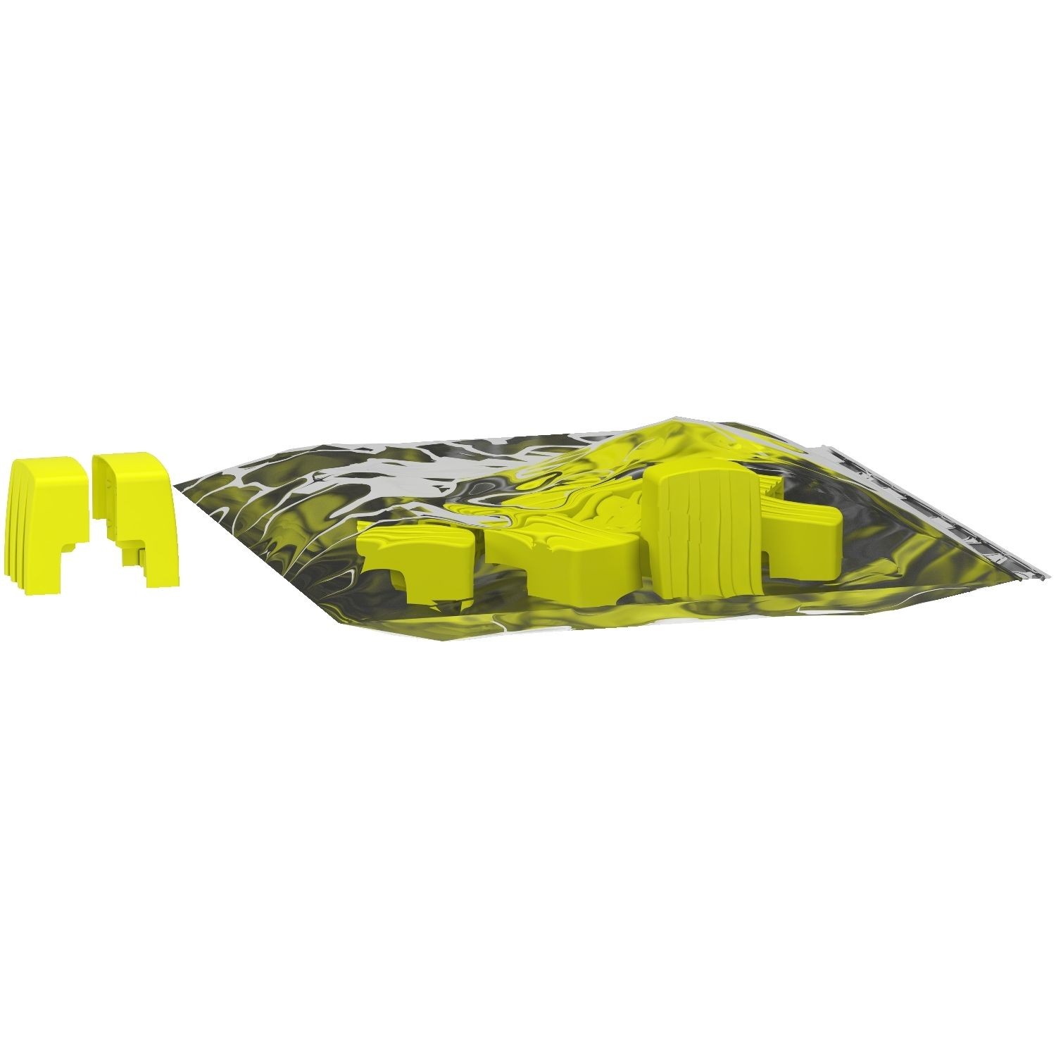 A9XPE310 set of 10 end caps 3 Poles for Acti 9
