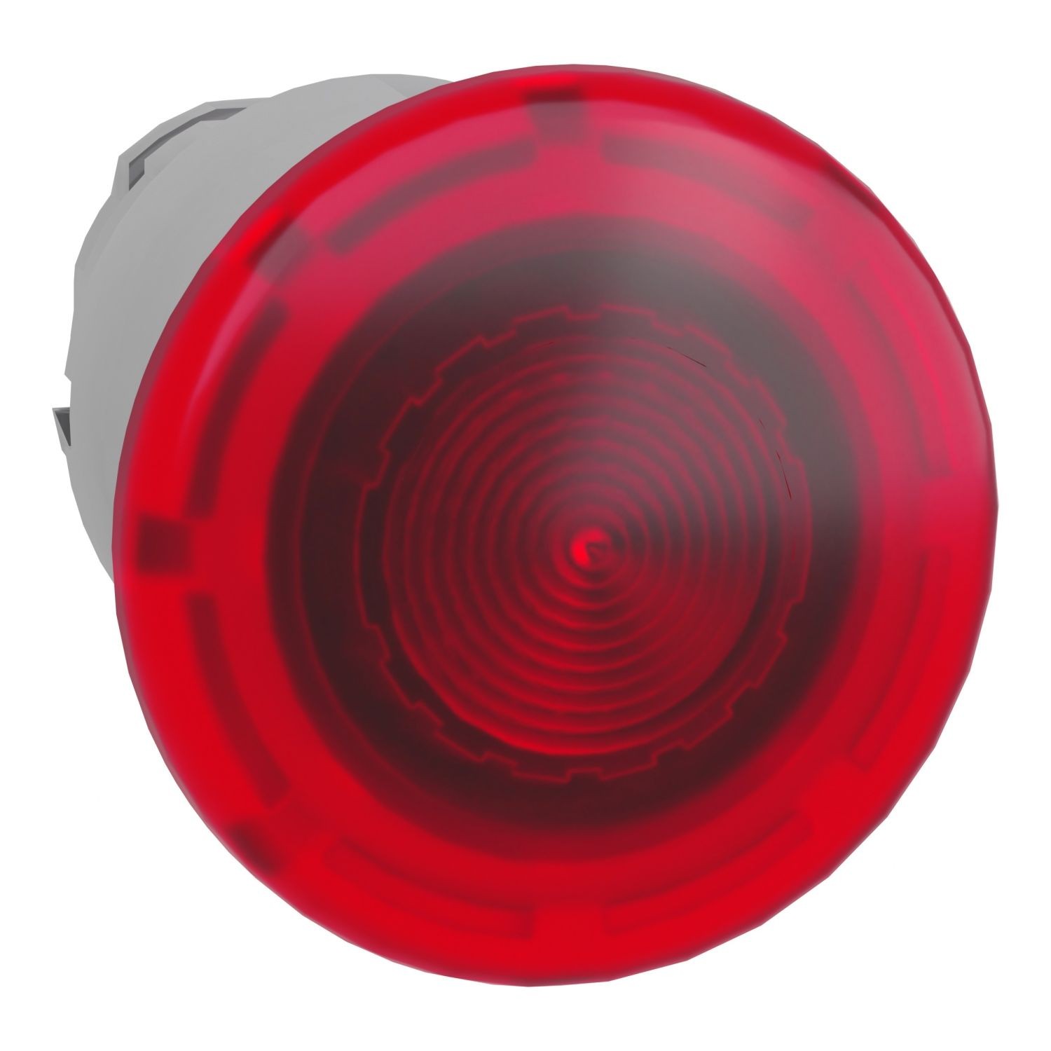 ZB4BW643 Head for illuminated emergency switching off push button, Harmony XB4, metal, red mushroom 40mm, 22mm, universal LED, push pull