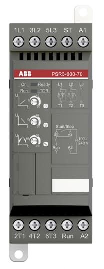 1SFA896103R7000 PSR3-600-70 Softstarter - 3.9 A - 208 ... 600 V AC
