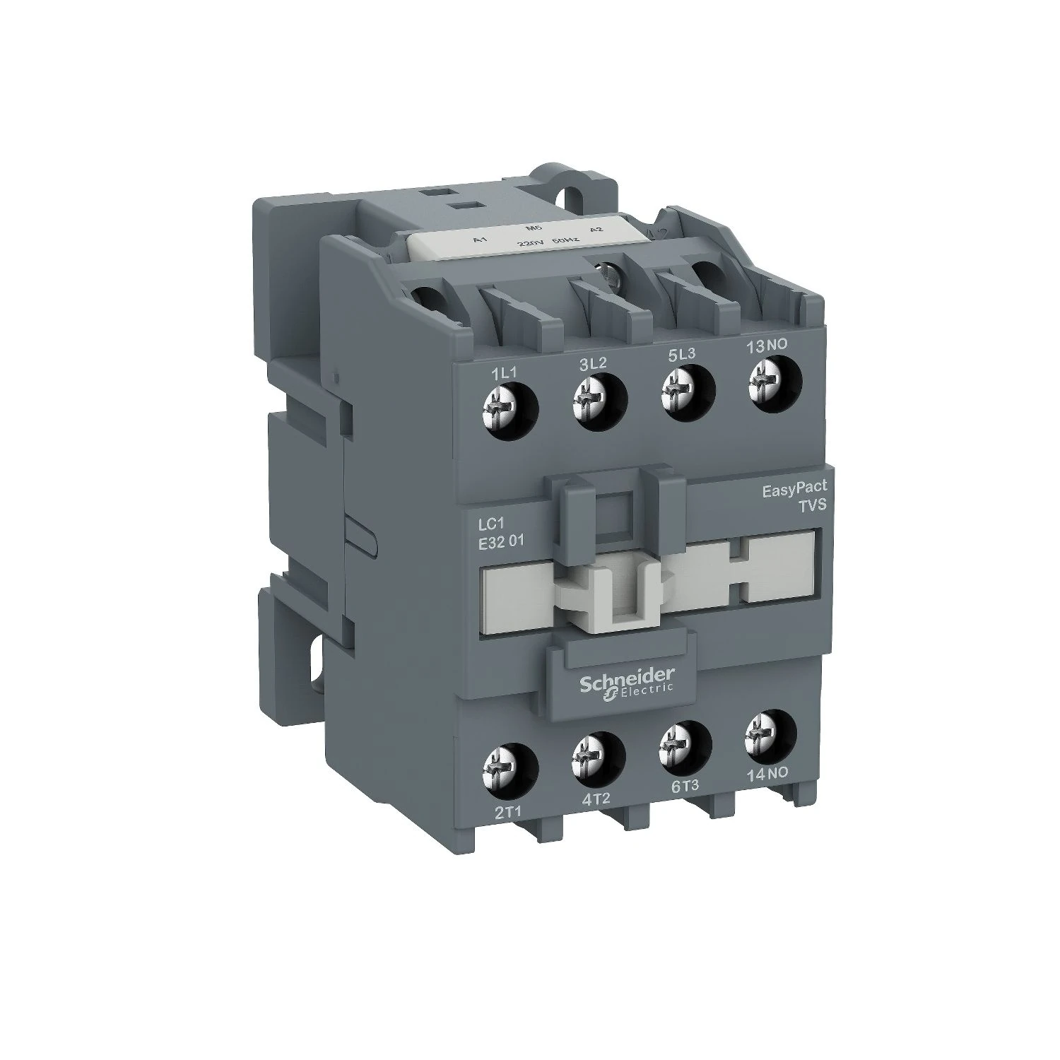 LC1E3201M5 Schütz, Easy TeSys Control, LC1E, 3P (3NO), AC-3/AC-3e, <= 440 V, 32 A, 220 V AC-Spule, 50 Hz, 1 NC Hilfskontakt