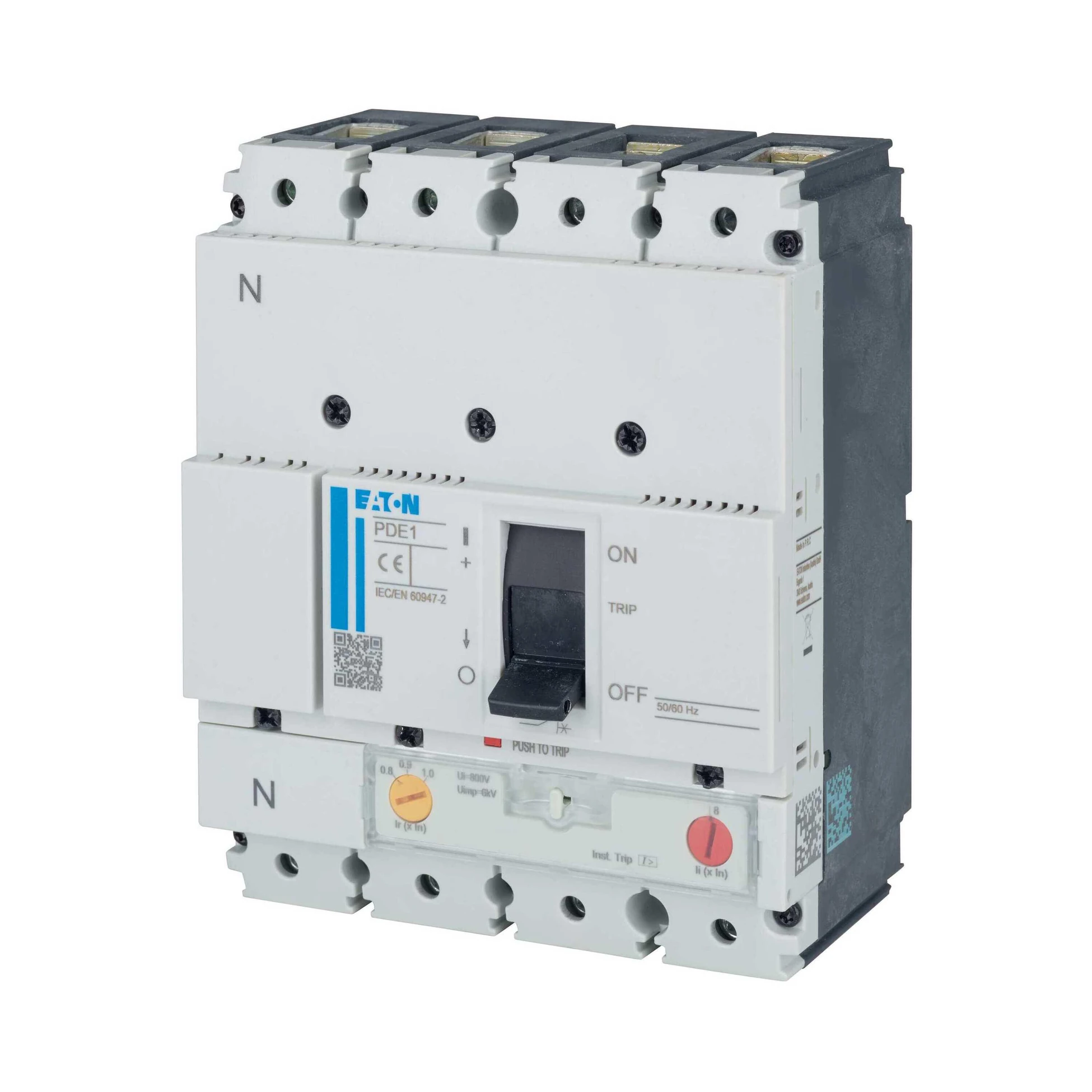 PDE14G0080TAAJ EATON PDE14G0080TAAJ - Circuit breaker, 80A, 36kA, 4p, box terminal