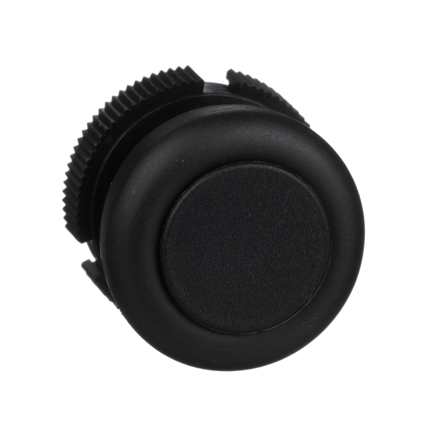 XACA9412 Head for push button, Harmony XAC, plastic, black, booted, spring return