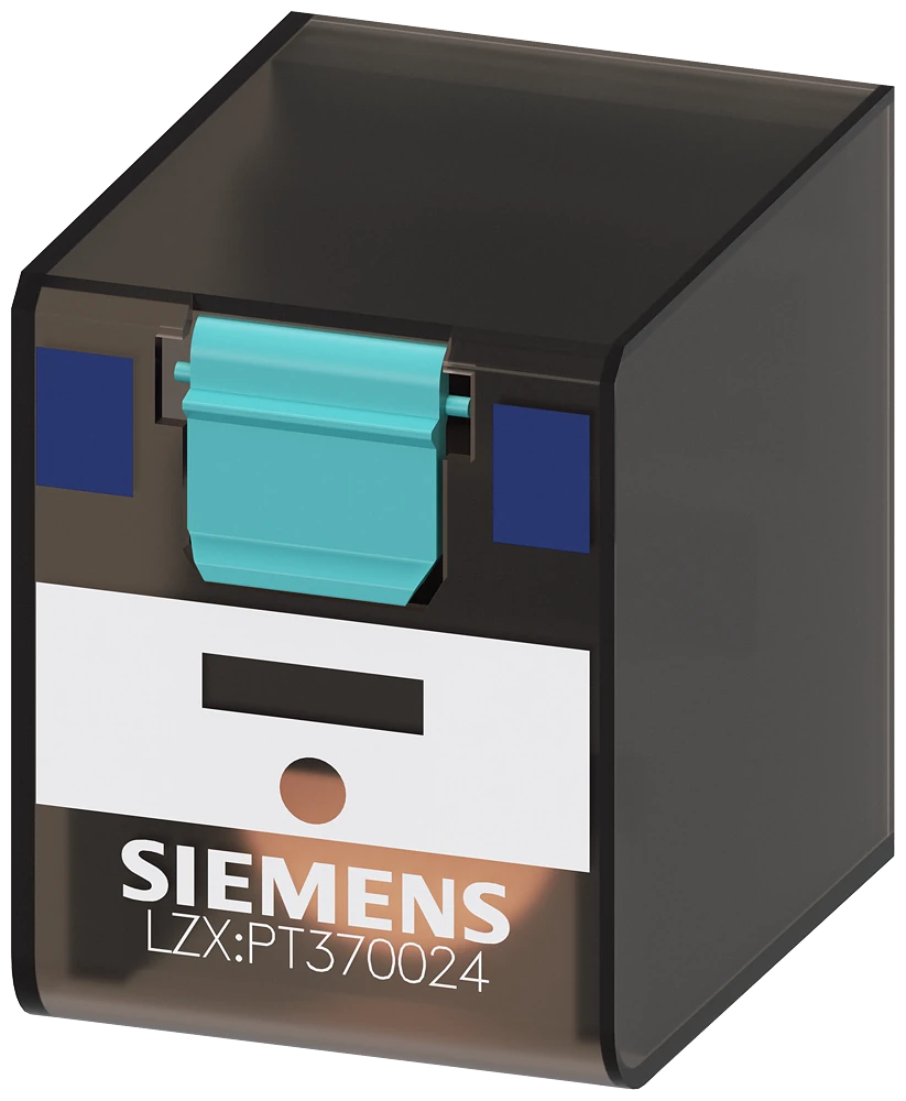 LZX:PT370024 Relais enfichable, 3 contacts inverseurs 24 V DC, 10 A, largeur 22,5 mm pour prises LZS