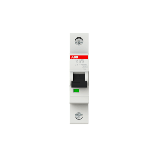 2CDS251001R0105 S201-B10 Miniature Circuit Breaker - 1P - B - 10 A