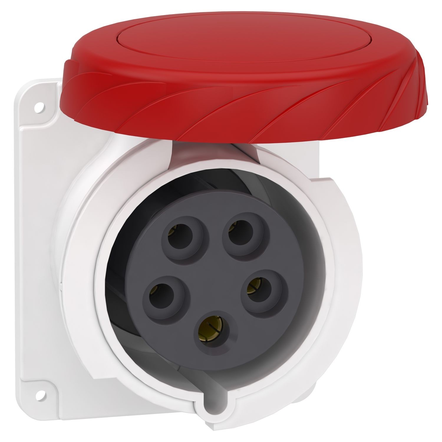 PKF32G735 Socket, Mureva PK, panel-mounted, straight, 32A, 3P+N+E, 400V, IP67