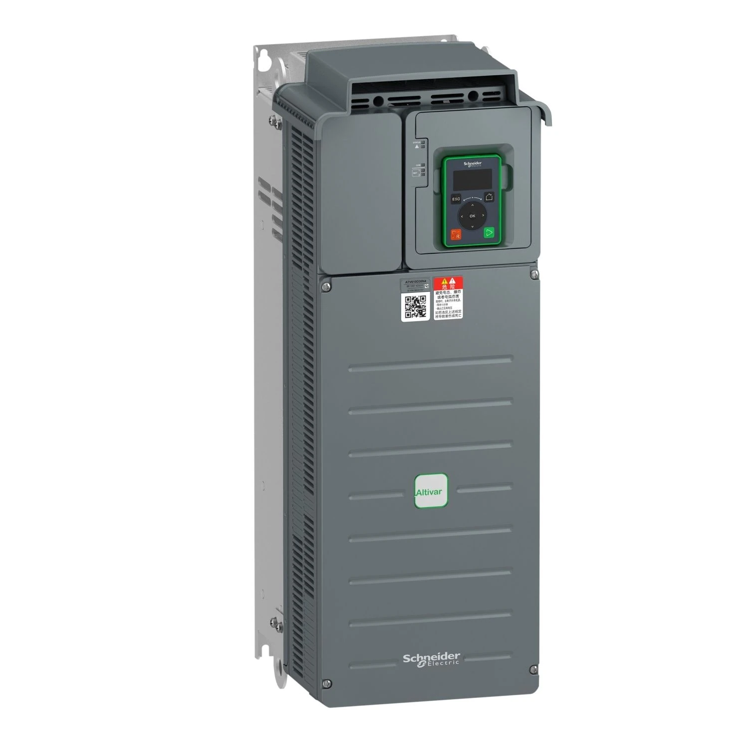 ATV610D45N4 Schneider Electric nopeussäätöinen vetolaite, Easy Altivar 610, 45 kW, 60 hv, 380 - 460 V, IP20