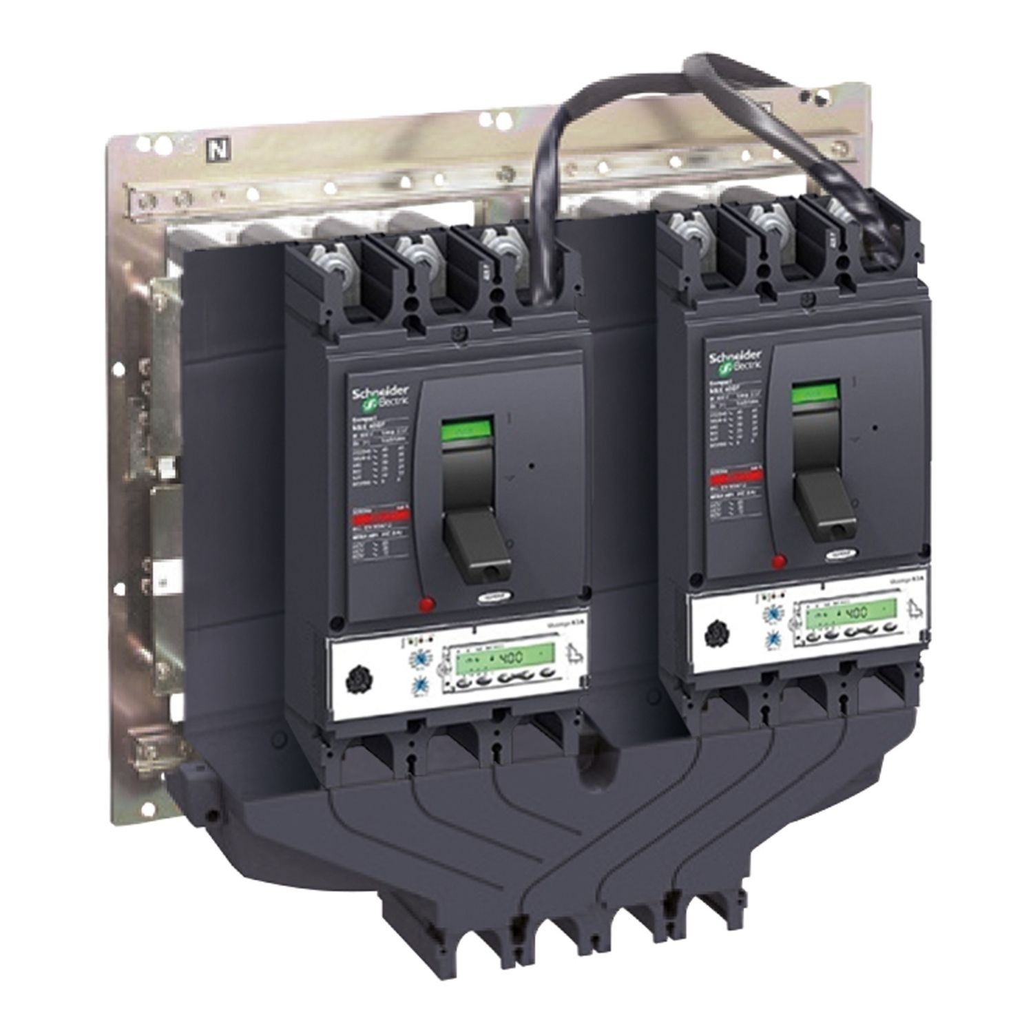 LV432621 Mechanical interlocking system, ComPact NSX 400/630, devices with direct rotary handles