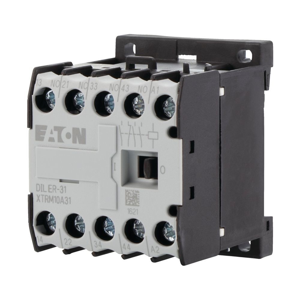 051768 DILER-31(230V50HZ,240V60HZ) - Contactor relay, 230 V 50 Hz, 240 V 60 Hz, N/O = Normally open: 3 N/O, N/C = Normally closed: 1 NC, Screw terminals, AC operation