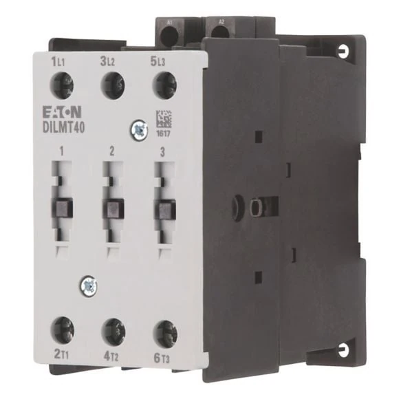 190983 DILMT40(RDC24) - Contactor, 3 pole, 380 V 400 V: 18.5 kW, 24 V DC, DC operation, Screw terminals