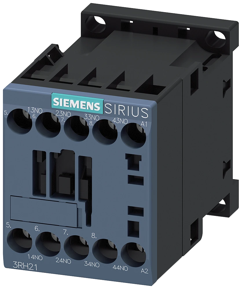 3RH2140-1AP00 Siemens Kontaktorirele, 4 NO, 230 V AC, 50 / 60 Hz, koko S00, ruuviliitin