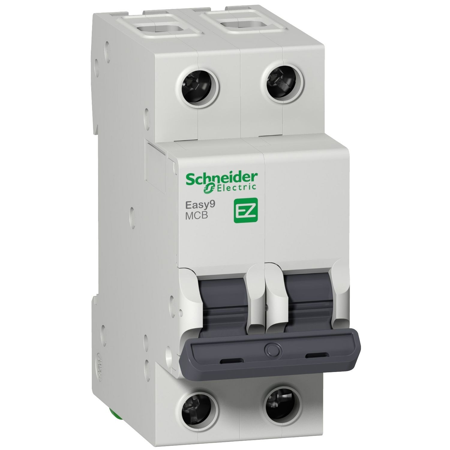 EZ9F43206 Miniature circuit breaker (MCB), Easy9, 2P, 6A, C curve, 3000A