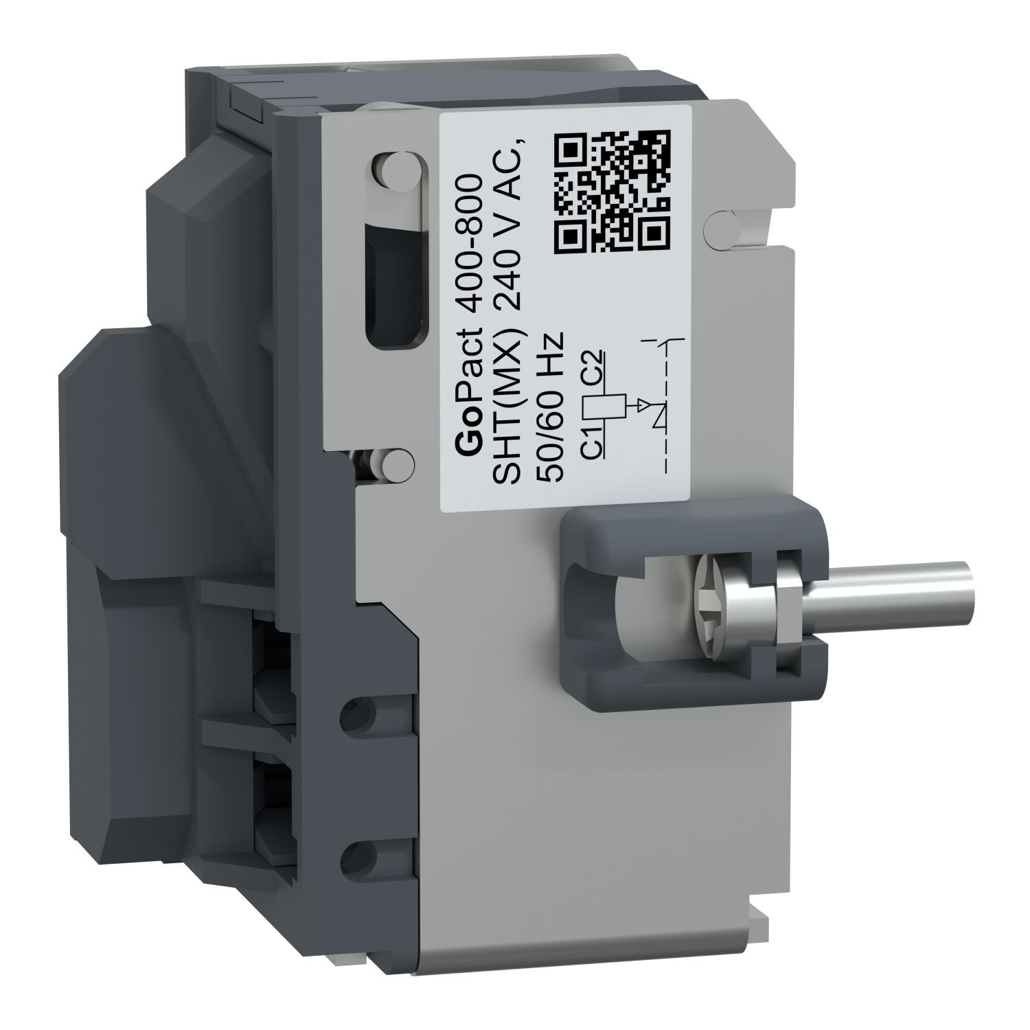 G40-80SHT240AC MX shunt trip, GoPact MCCB 400/800, 240VAC 50/60Hz