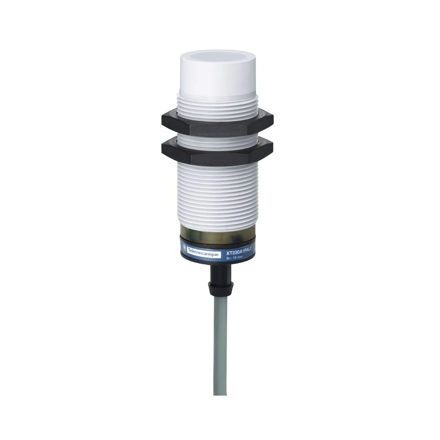 XT230A1FBL2 Telemecanique Capteurs de proximité capacitifs XT, cylindriques M30, plastique, Sn 15 mm, câble 2 m