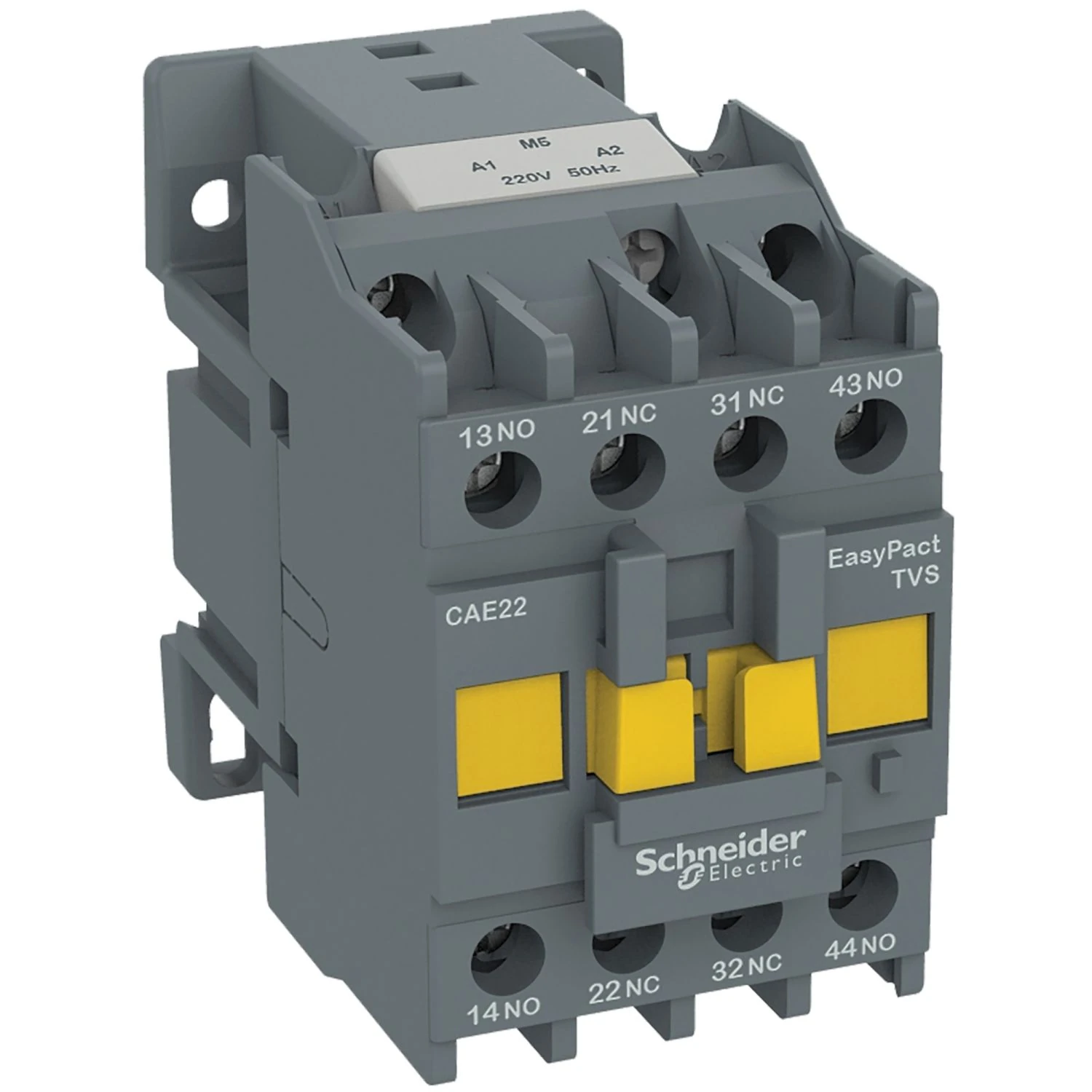CAE22B5 Schneider Electric Steuerrelais, Easy TeSys Control, CAE, 2 Schließer + 2 Öffner, <=690 V, 24 V AC 50 Hz-Spule