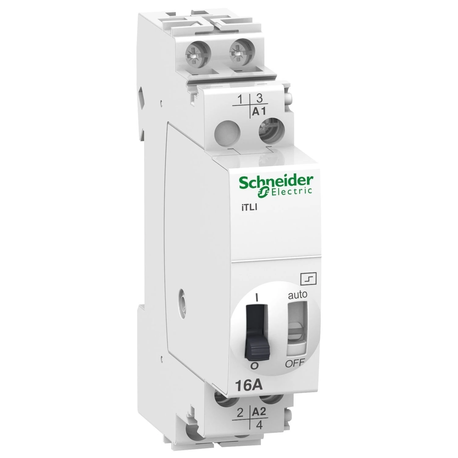 A9C30115 Schneider Electric impulse relay iTLI - 2P - 1NO+1NC - 16A - coil 12 VDC - 24 VAC 50/60Hz
