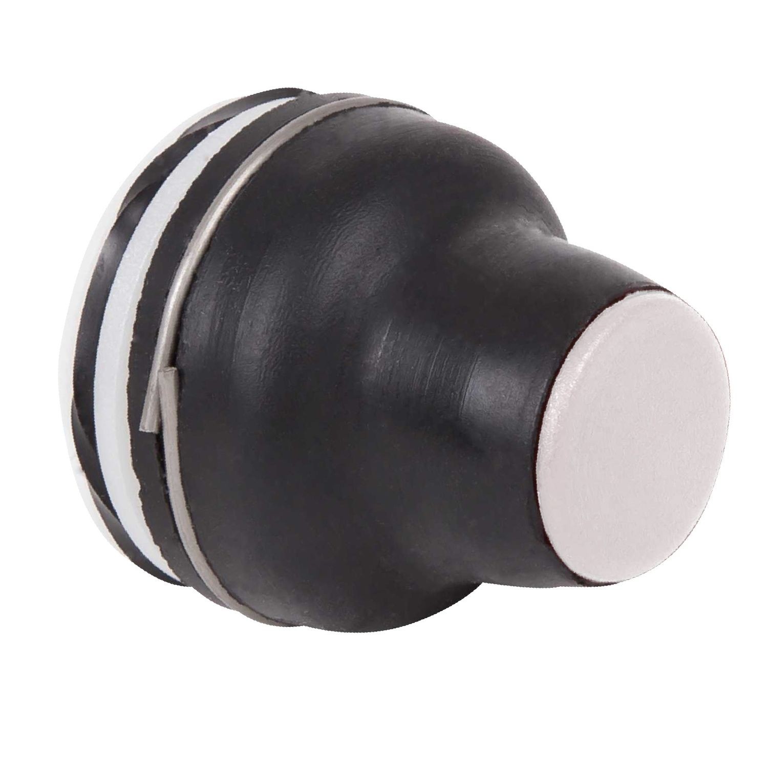 XACB9111 Head for push button, Harmony XAC, plastic, white, booted, operating travel 4mm
