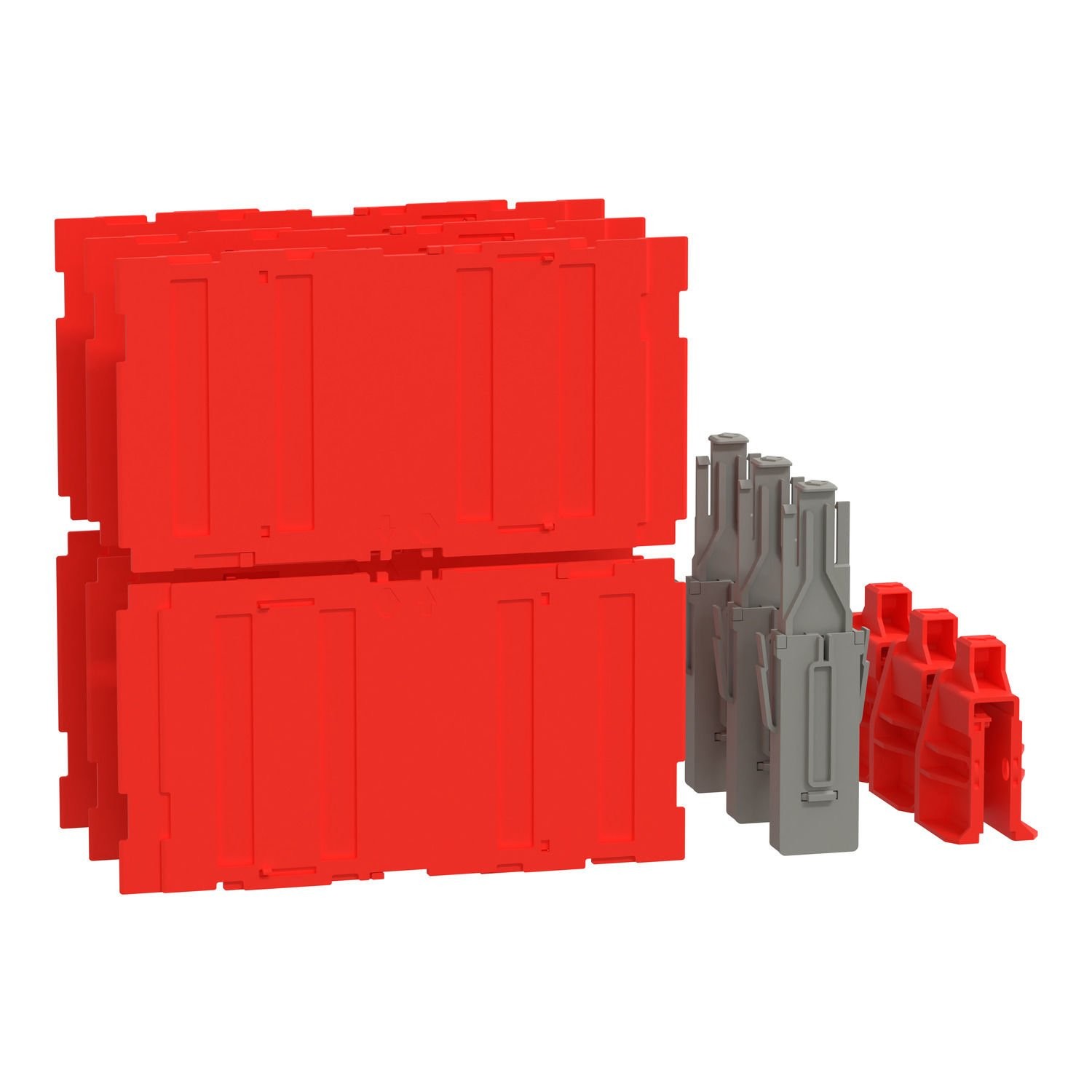48722 Safety shutters (VO), MasterPact NW40b to NW63, drawout, 4000A-6300A, 3P, spare part