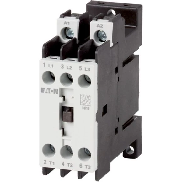 190995 EATON DILMT9(230V50HZ/240V60HZ) - Contactor, 3 pole, 380 V 400 V: 4 kW, 230 V 50 Hz, 240 V 60 Hz, AC operation, Screw terminals