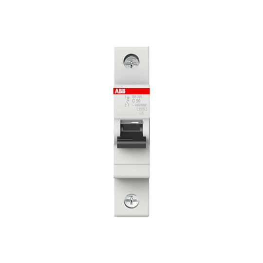 2CDS211001R0504 SH201-C50 Miniature Circuit Breaker - 1P - C - 50 A