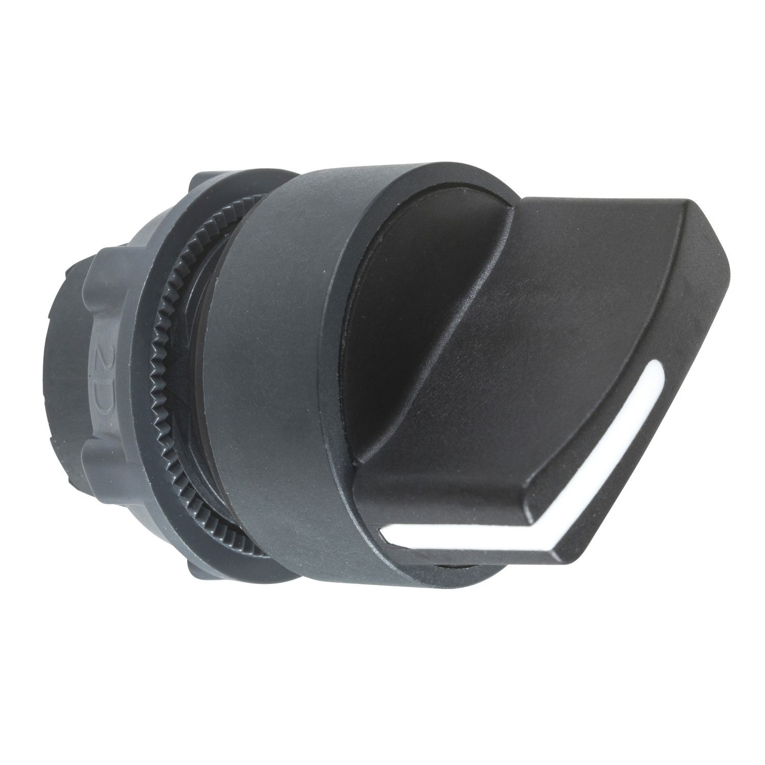 ZB5AD4 Head for selector switch, Harmony XB5, plastic, black, 22mm, 2 positions, spring return from right to left