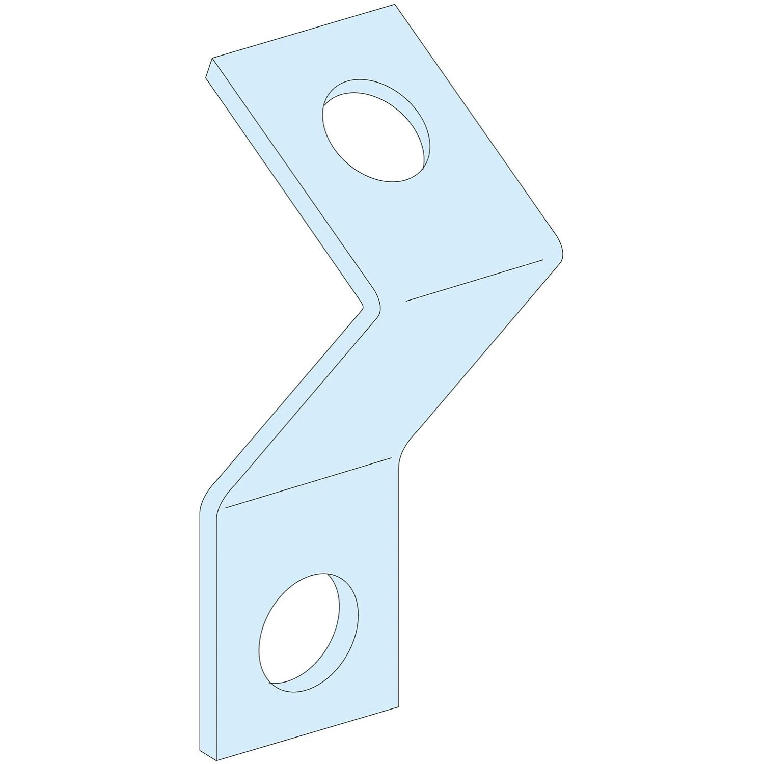03005 Schneider Electric 2 MODULAR DEVICE RAIL SUPPORTS 30° PRISMA G
