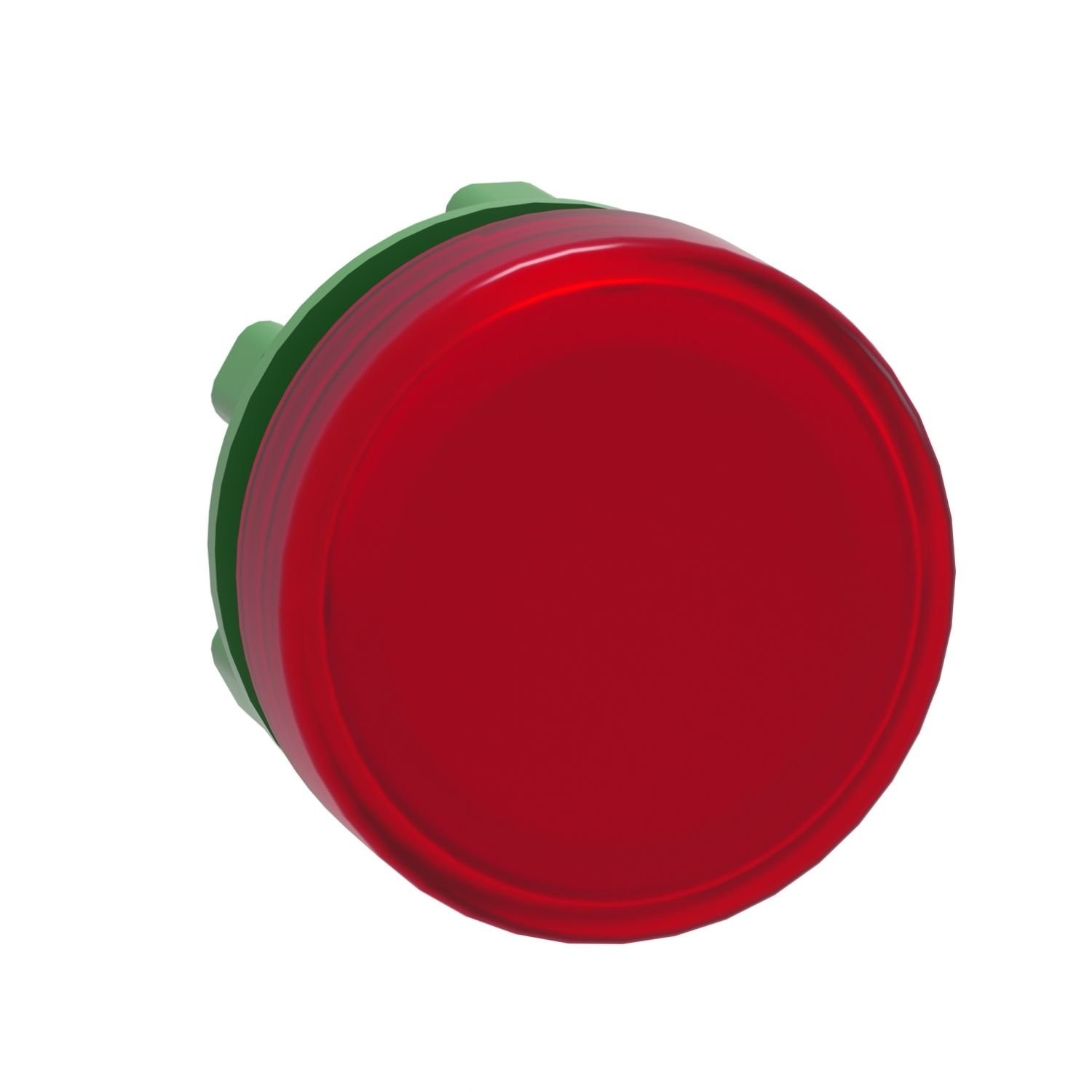 ZB5AV043 Head for pilot light, Harmony XB5, plastic, red, 22mm, plain lens, BA9s base fitting