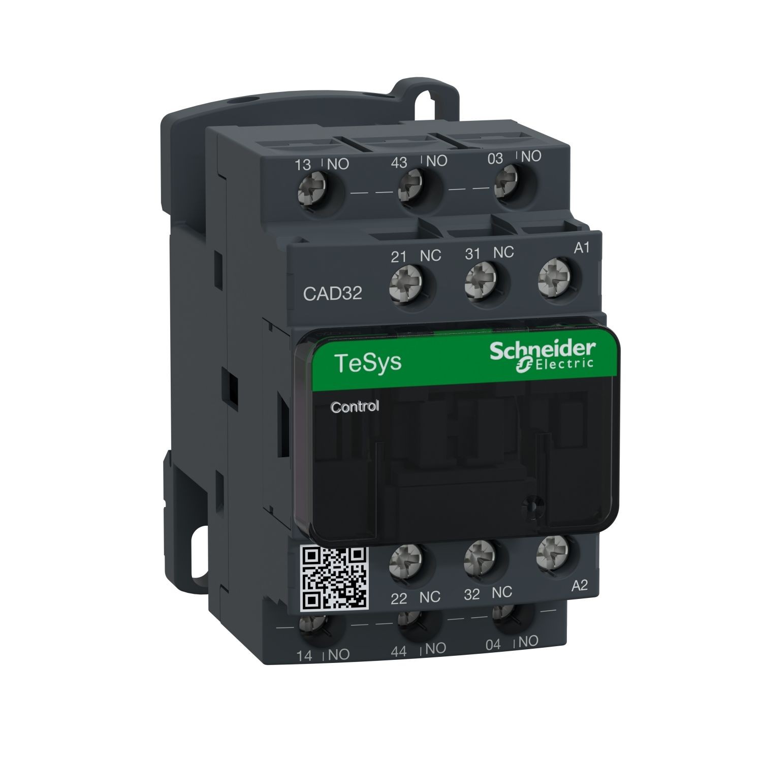 CAD32E7 Control relay, TeSys Deca, 3NO+2NC, 0 to 690V, 48VAC 50/60Hz standard coil, screw clamp