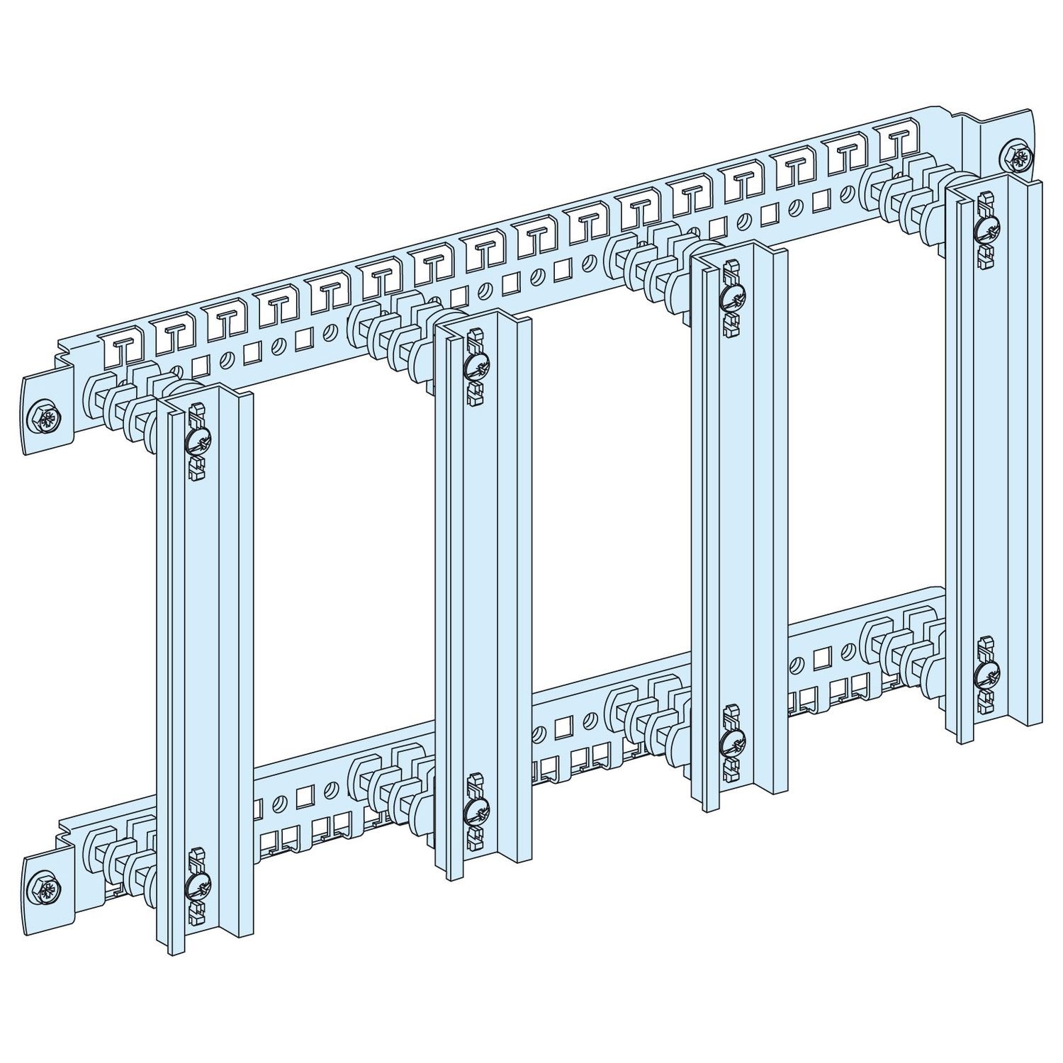 Schneider Electric 04223 M.BR.4V.MOD.DEV.RAILS TERM.BLK