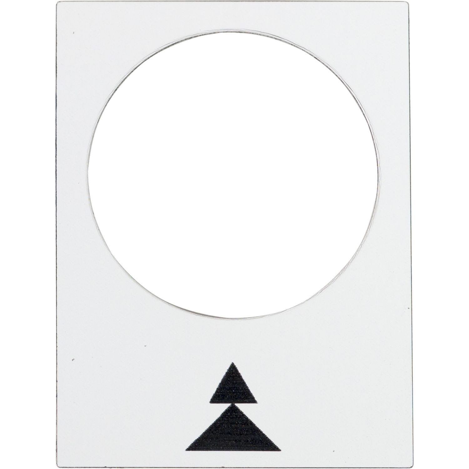 ZB2BY4909 Marked legend,Harmony XAC,legend, 30x40mm, white, right, slow, fast